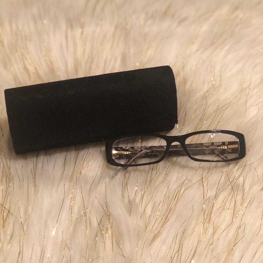 Dolce and Gabbana lace prescription glasses!